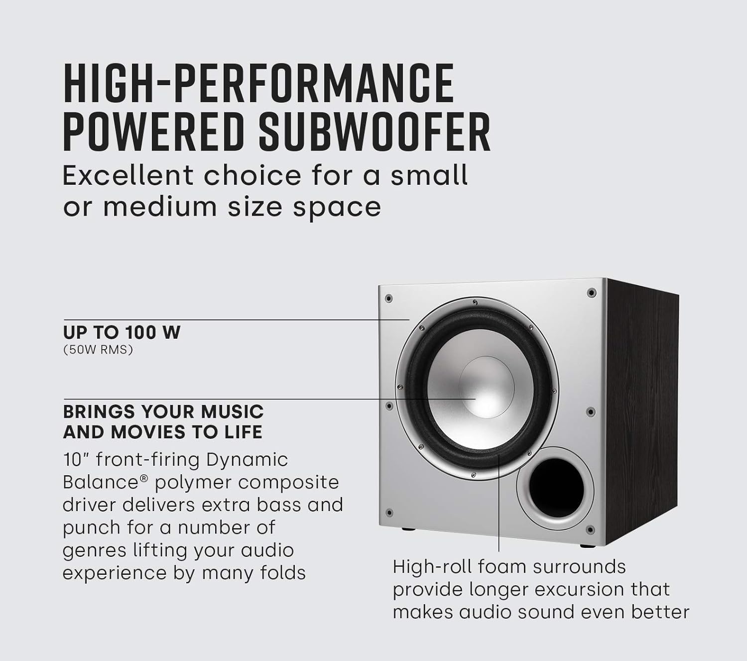 7/31まで　PSW10　Polk Audioサブウーファー取説・おまけ付き　二 Polk Audio PSW10 10インチ パワードサブウーファー ユーザーマニュアル